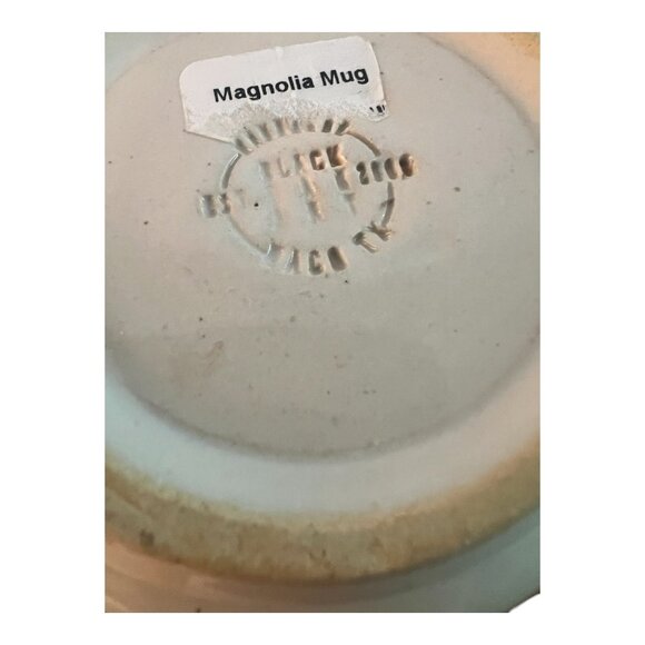 Magnolia Market Stoneware Coffee Mug 3.5" T, Handmade Waco Texas Ribbed Ceramic - Picture 7 of 7